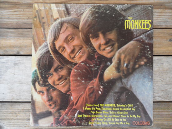 Конверт пластинки - The Monkees. Meet the Monkees