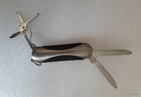 Нож складной Серебро (ножик 3 сложения)