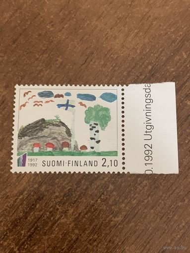 Финляндия 1992. Детские рисунки. Полная серия
