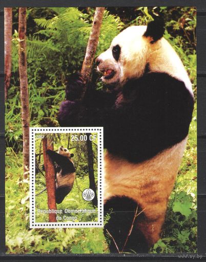 Конго.2002г. Фауна. Панда