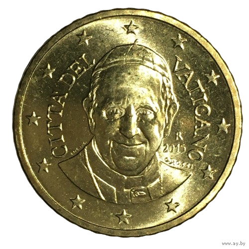 Ватикан 50 евроцентов, 2015 [UNC]