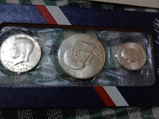 США набор монет 1976 год.серебро