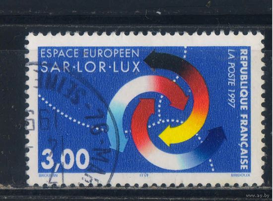 Франция 1997 Европространство Саар-Лотарингия-Люксембург #3112