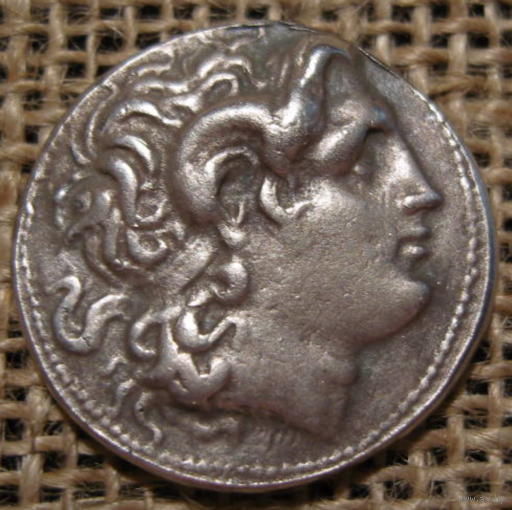 Греция. Греция Монета царя Фракии LYSIMACHOS (297-281г.доН.Э.) Тетрадрахма 16,87гр.27мм.