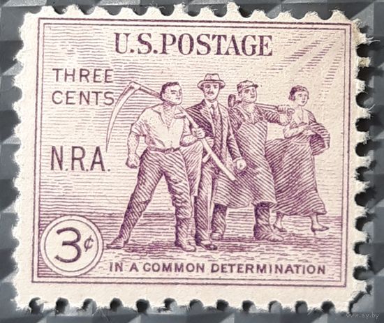 1933 НРА - Закон о национальном восстановлении    - США