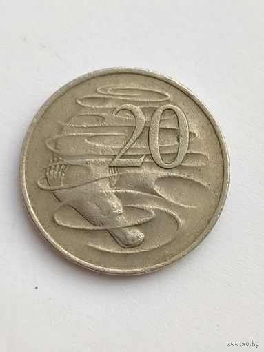 Австралия. 20 центов 1975 года.