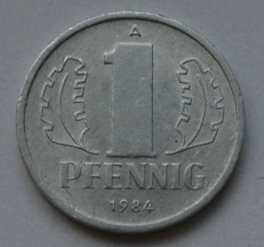 Германия - ГДР 1 пфенниг, 1984 г.