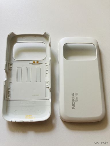 Nokia N86 - Battery Cover + FM Antenna White P/N: 0254577