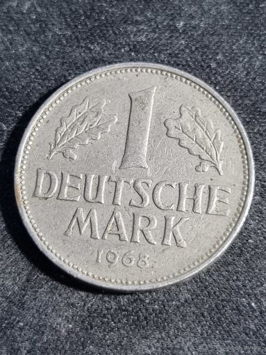 Германия (ФРГ) 1 марка 1968 G