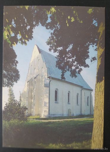 Беларусь 1994 открытка Тройцкий кастел в Ишкалде (Баранавицкий раен) 15век. зак.633. фото Ляхтаровича