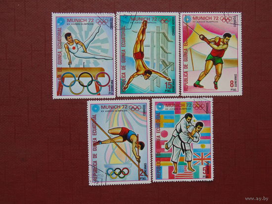 Экваториальная Гвинея 1972г. спорт