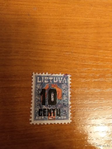 1922 Литва Мих 168 князь Кейстут (2-2)