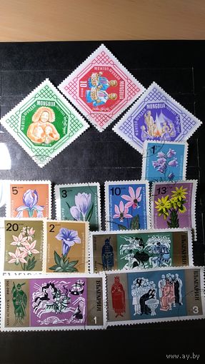 Почтовые марки -сборка