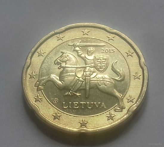 20 евроцентов, Литва 2015 г., AU