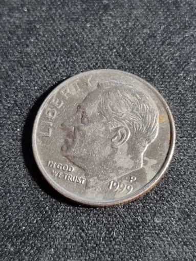 США 10 центов 1999  P