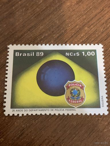 Бразилия 1989. 25 летняя годовщина федерального департамента полиции. Полная серия