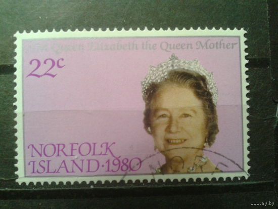 Норфолк о-в 1980 Королева Елизавета 2