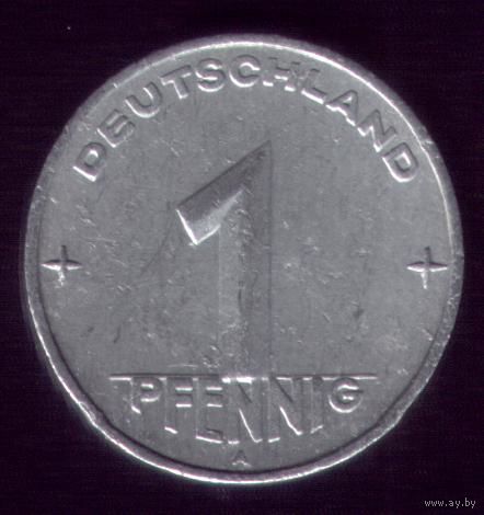 1 пфенниг 1952 год ГДР А