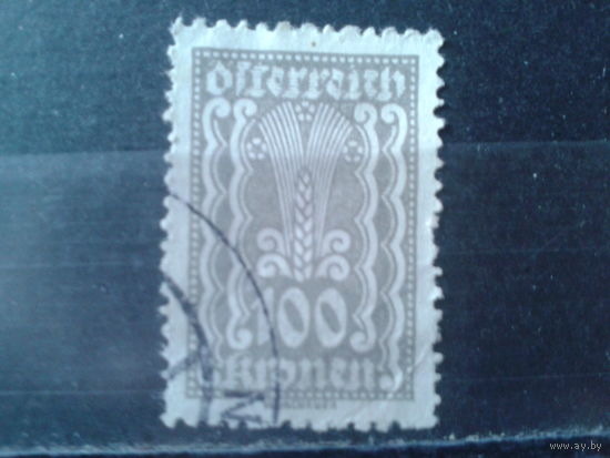 Австрия 1922 Стандарт 100 крон