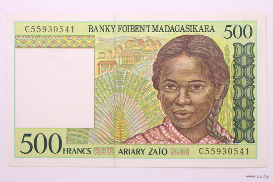 Мадагаскар, 500 франков 1994 год.