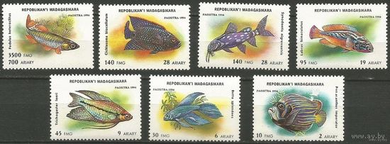 1994 Мадагаскар 1717-1723 Морская фауна 5,00 евро