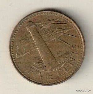 Барбадос 5 цент 2004