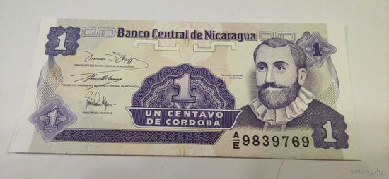 Никарагуа 1 Центаво 1991 UNС