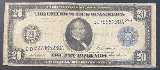 20 долларов США 1914
