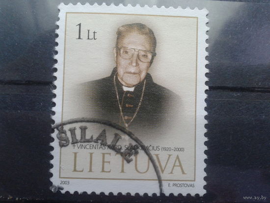 Литва 2003 Кардинал, глава католической церкви в Литве