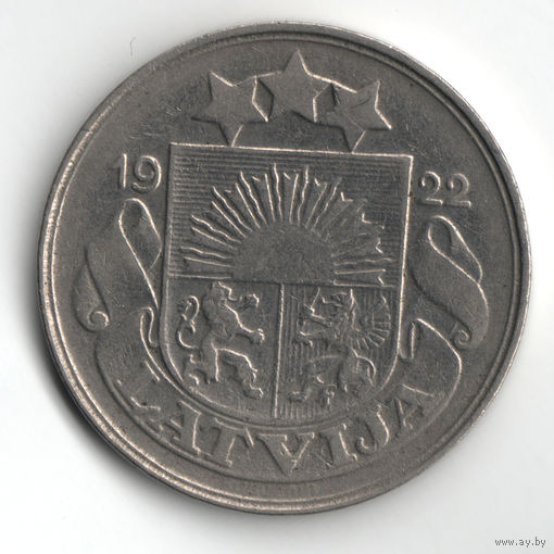 Латвия 50 сантимов 1922 года, (80)