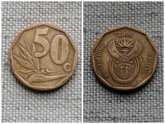 ЮАР/Южная Африка 50 центов 2006