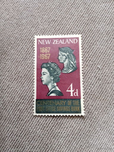 Новая Зеландия 1967. Столетие Post office savings bank