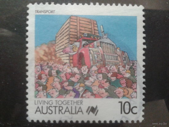 Австралия 1988 Транспорт, комикс 10 центов