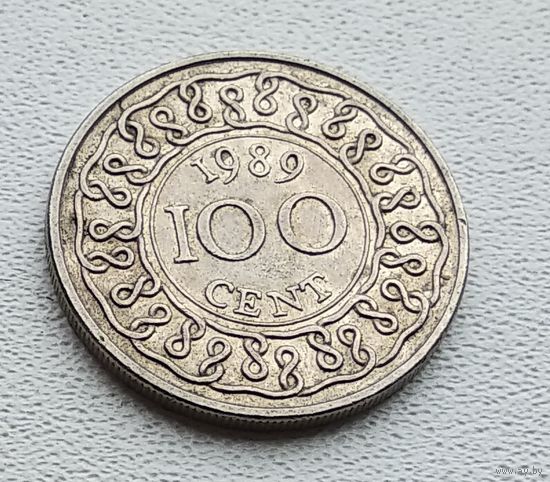 Суринам 100 центов, 1989 1-4-37