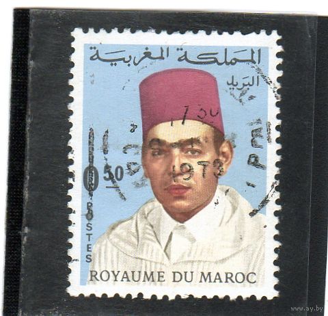 Марокко. Mi:MA 609. Король Хасан II (1929-1999). Серия: Король Хасан II (1968-1973 годы). 1968.