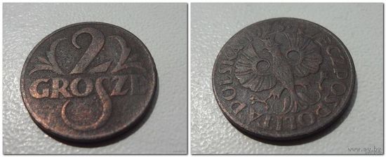 2 грош РП 1923 г.в. Y# 9, 2 GROSZE, из коллекции