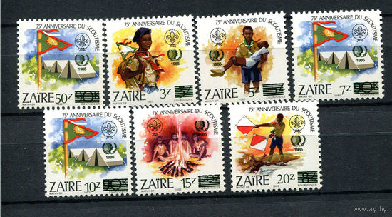 Конго (Заир) - 1985 - Международный год молодежи - [Mi. 915-921] - полная серия - 7 марок. MNH.