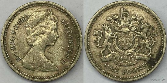 1 фунт 1983г Великобритания