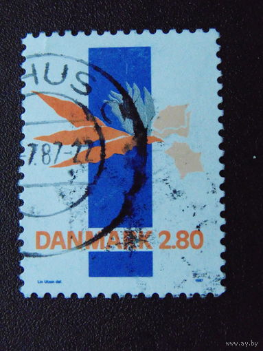 Дания 1987г. Флора.