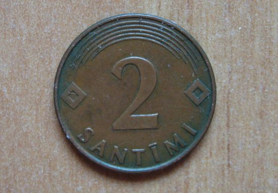 Латвия - 2 сантима - 2000