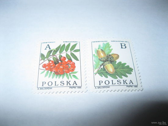 Марки Польши Плоды деревьев 1995 (No3549-3550)