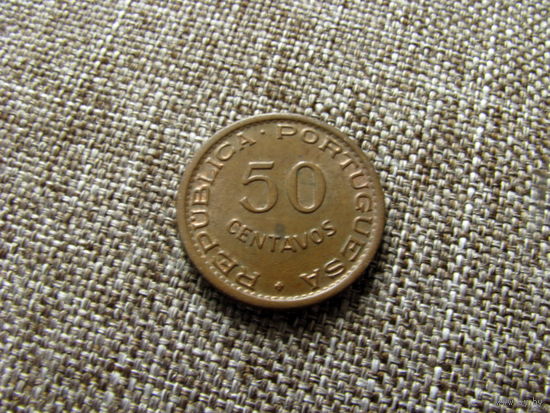 Порт. Ангола 50 сентаво 1954 ТОРГ уместен  распродажа коллекции (c)
