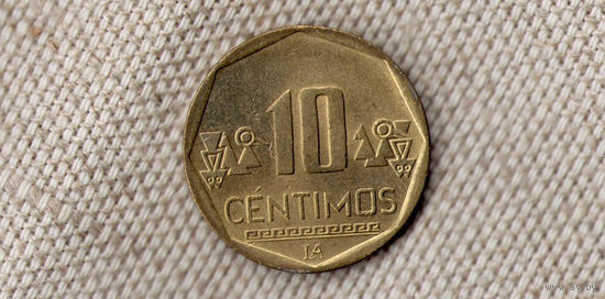 Перу 10 сентимо 2008