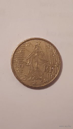10 евро центов Франция 2008