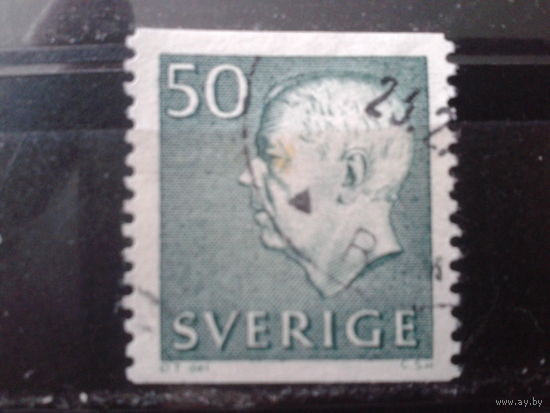 Швеция 1968 Король Густав 6 Адольф 50 оре