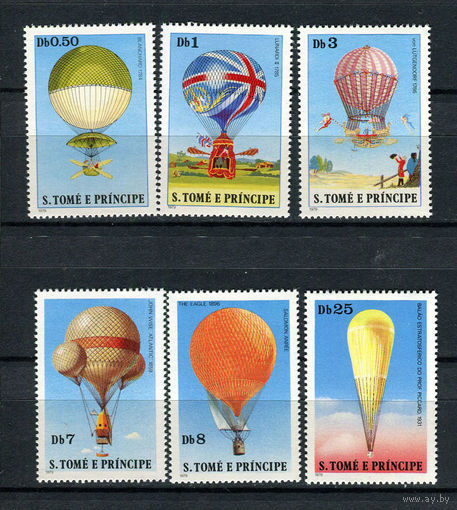 Сан Томе и Принсипи - 1979 - Воздушные шары - [Mi. 619-624] - полная серия - 6 марок. MNH.