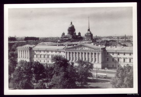 1956 год Ленинград Вид на Адмиралтейство