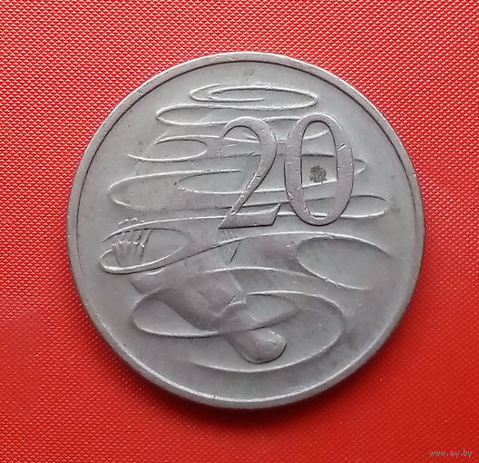 68-03 Австралия, 20 центов 1968 г. Единственное предложение монеты данного года на АУ
