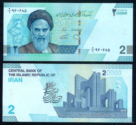 Иран, 2 Тумана (200000 риалов) 2022 год. UNC