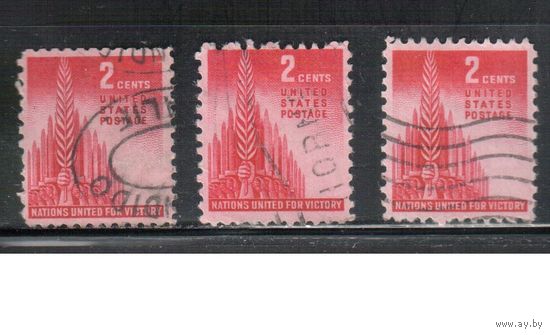 США-1943, (Мих.510 ), гаш.   , Война,  Аллегория победы, цена за 1 марку на выбор